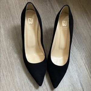 Bruno Magli Black Suede Heels